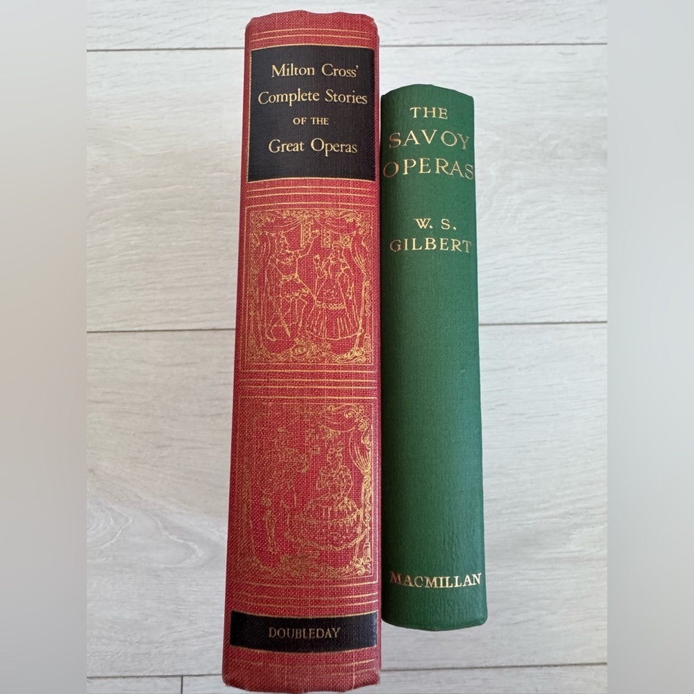 Savoy Operas + Milton Cross’ Complete Stories of the Great Operas Books